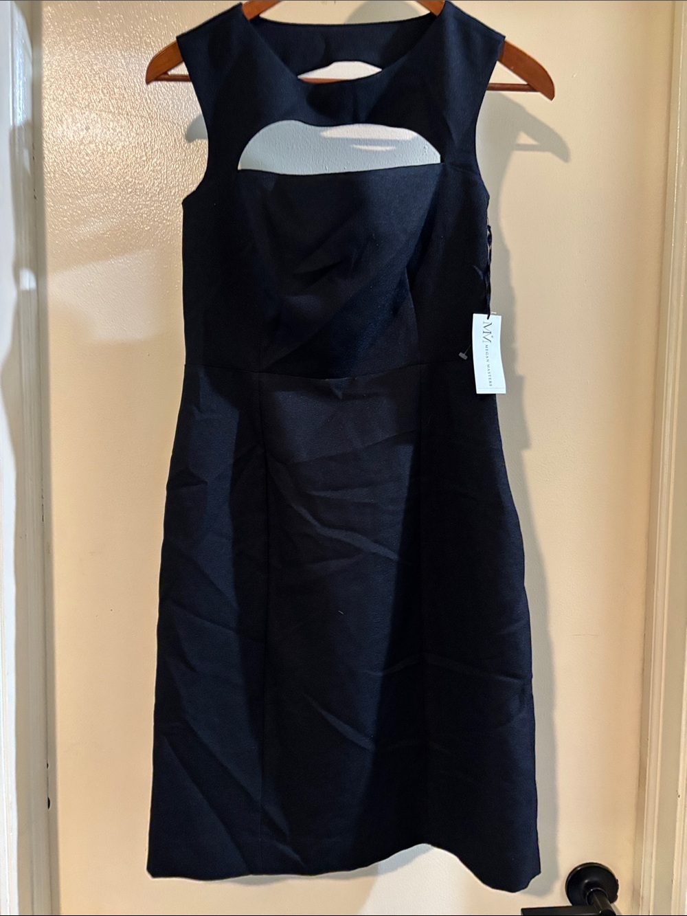 Masters Black Cutout Sheath Dress NWT Size 4